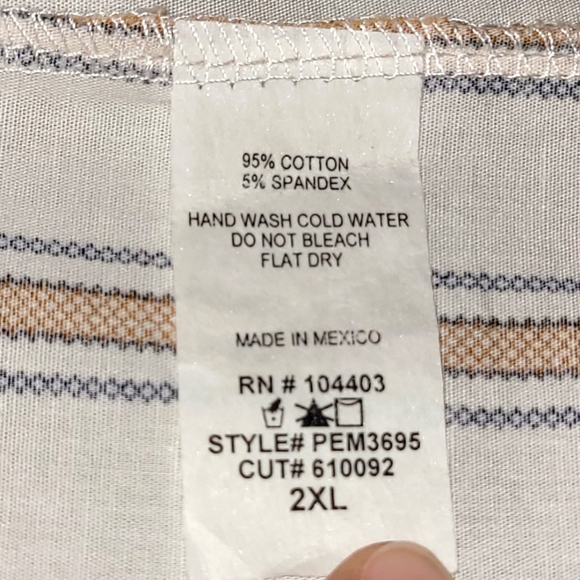 2X PERCH by BLU PEPPER Cotten Blend Striped Off Shoulder Blouse - Picture 4 of 5